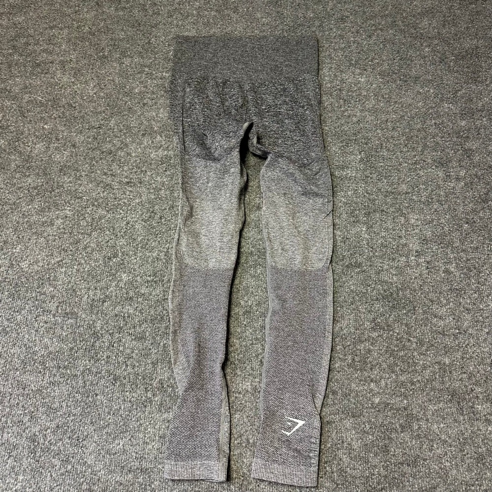 Gymshark Leggings Womens Size S Gray Ombre Seamless High Waisted Athletic Pants